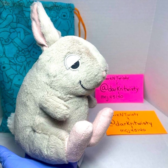 1 OWNER! AUTH SALES RECEIPT! RETIRED BNWT Jellycat Cuddlebud Bernard Bunny - Picture 5 of 15